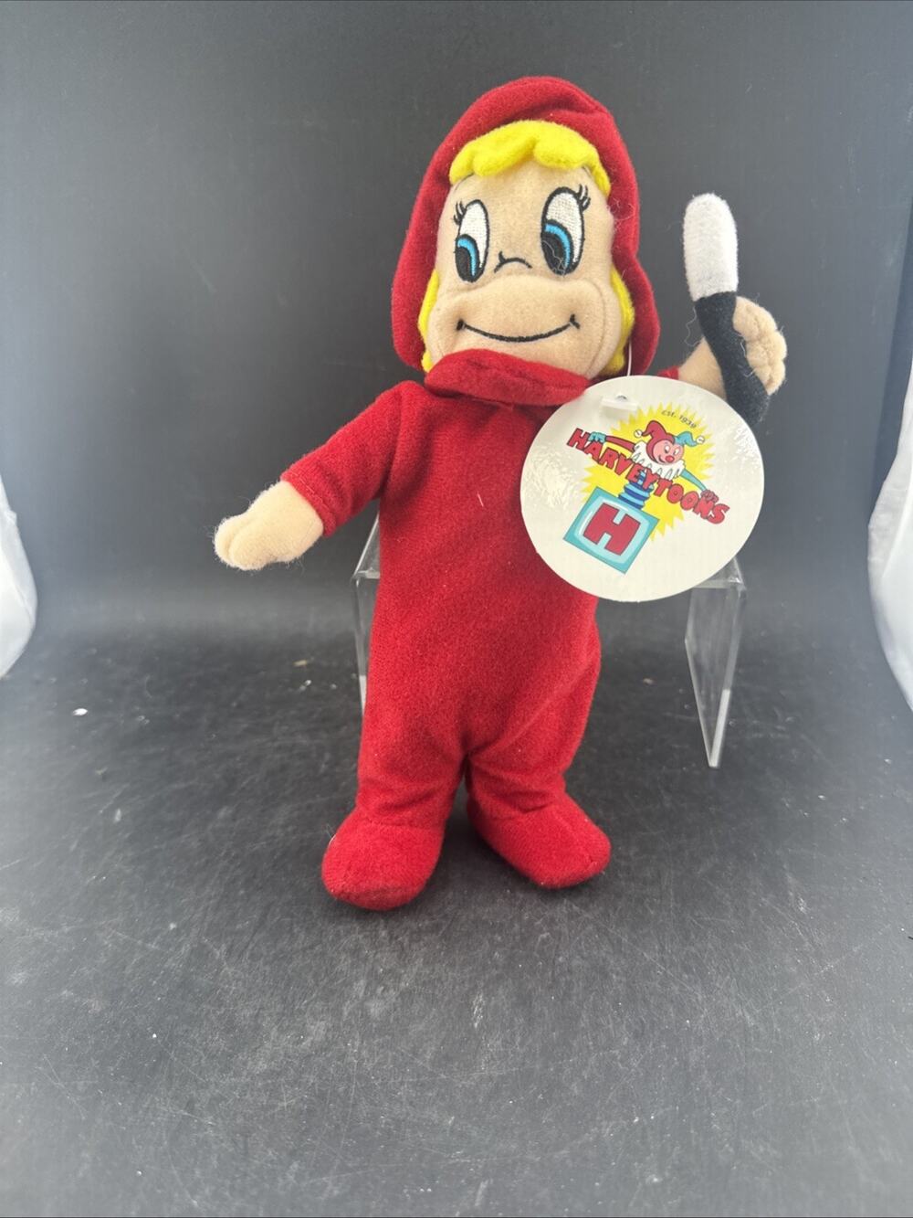 Vintage 1999 Harveytoons Wendy The Good Little Witch Plush Doll Casper Wand NWT